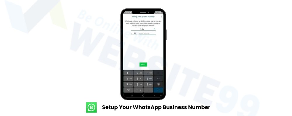 setup your whatsapp business number